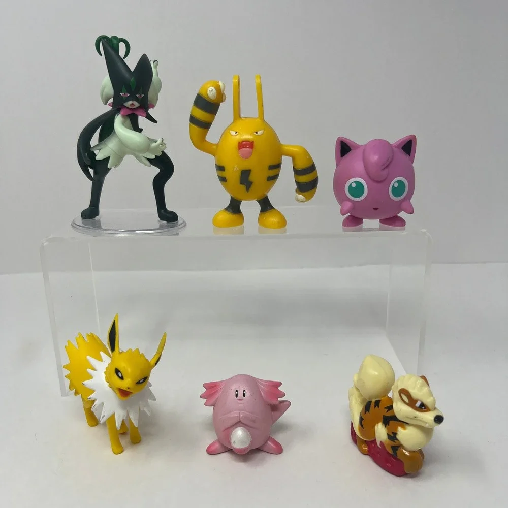 Pokemon Action Figure Lot 36 Mixed Sizes Multi Color Pikachu Mewtwo Articuno